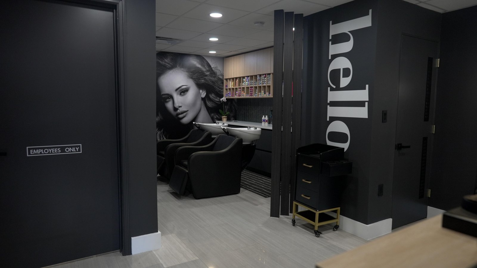 Área de trabajo del salón