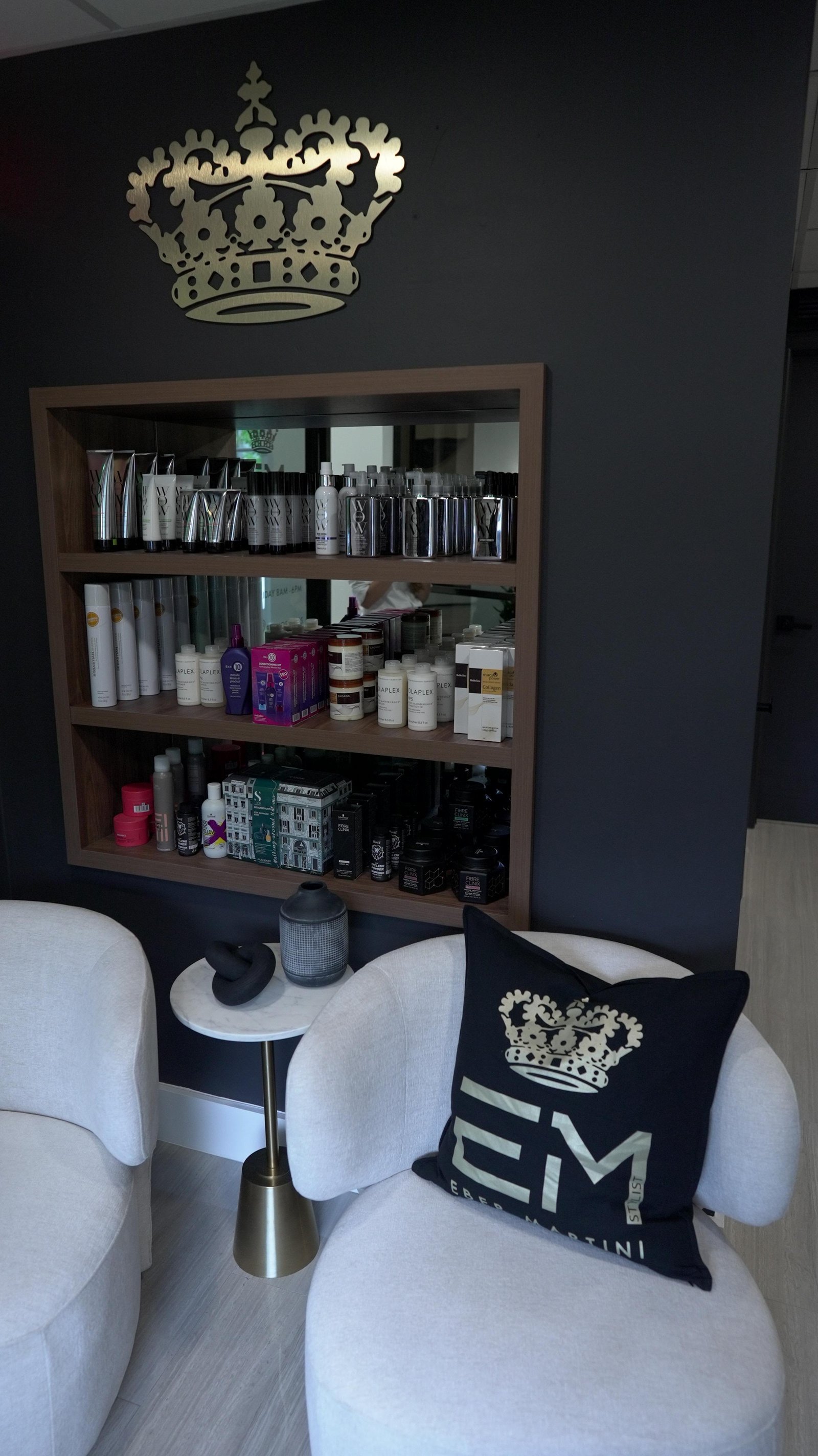 Detalles interiores del local